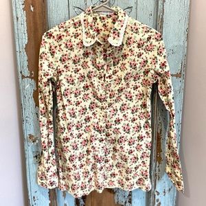 Floral button down.  XS